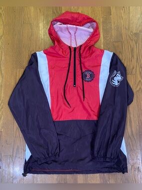 Northeastern Huskies x Boston Red Sox Rare Windbreaker Collab - Medium Mintage